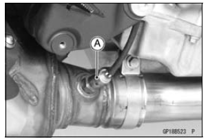 Oxygen Sensor Removal (Equipped Models)