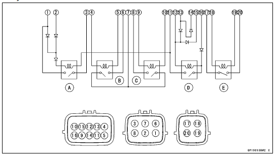 Relay Box Internal Circuit