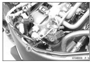 Main Throttle Sensor Resistance Inspection 