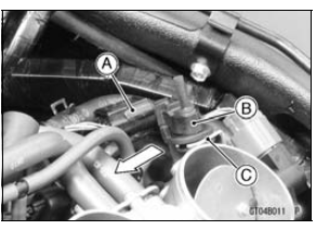 Intake Air Pressure Sensor #1 Removal