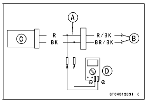 Intake Air Temperature Sensor Output Voltage Inspection
