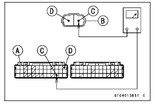 Intake Air Temperature Sensor Output Voltage Inspection