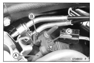 Intake Air Pressure Sensor #2 Removal