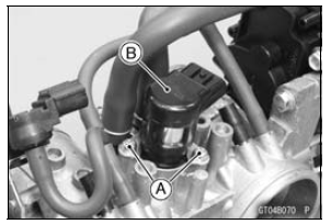 Idle Speed Control Valve Actuator Removal