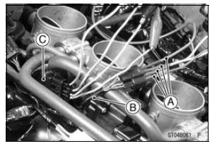 Idle Speed Control Valve Actuator Input Voltage Inspection