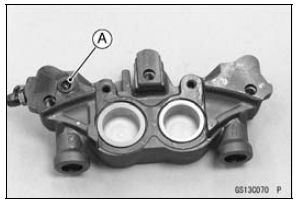 Front Caliper Disassembly