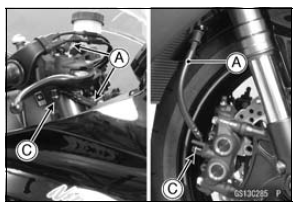 Brake Fluid Leak (Brake Hose and Pipe) Inspection 