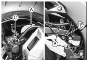 Brake Fluid Leak (Brake Hose and Pipe) Inspection 