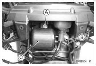 Vacuum Chamber Removal (Other than US, CA and CAL Models)