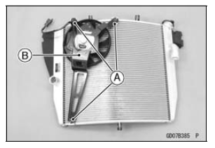 Radiator and Radiator Fan Removal 