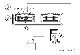 Fuel Injector Output Voltage Inspection