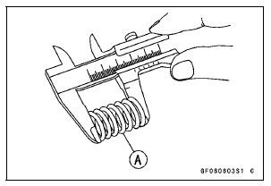 Clutch Spring Free Length Measurement 