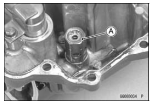 Oil Pressure Relief Valve Removal 