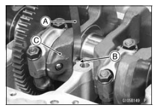 Crankshaft Side Clearance Inspection