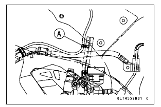 Rear Wheel Rotation Sensor Removal