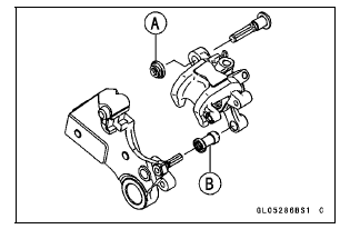 Rear Caliper Dust Boot and Friction Boot Damage