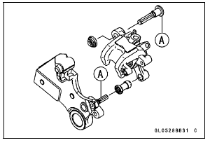 Rear Caliper Holder Shaft Wear