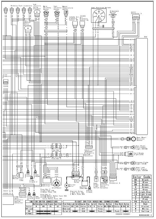 Wiring Diagram (US, CA and CAL with KIBS Models)