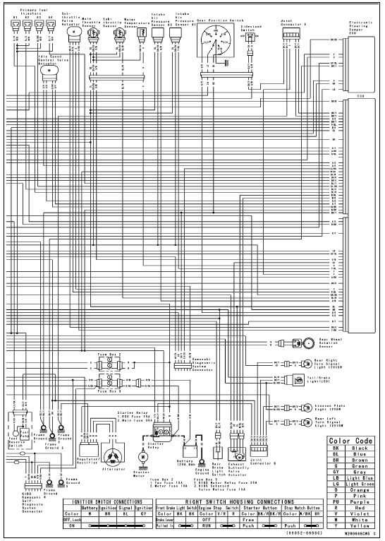 Wiring Diagram (US, CA and CAL with KIBS Models)