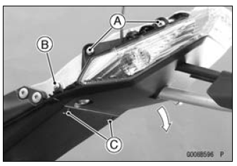 Flap and Rear Fender Rear Removal