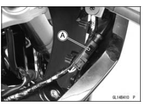 Front Wheel Rotation Sensor Removal